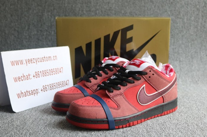 Authentic Concepts X Nike SB Dunk Low Red Lobster