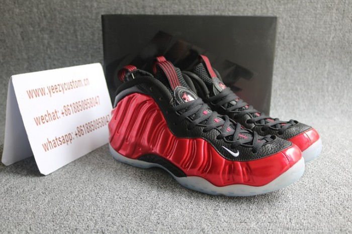 Authentic Nike Air Foamposite One Red Metallic 