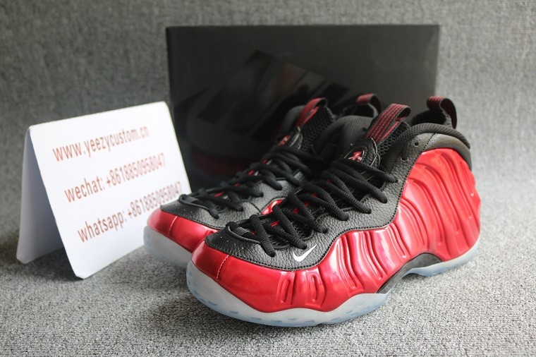Authentic Nike Air Foamposite One Red Metallic 