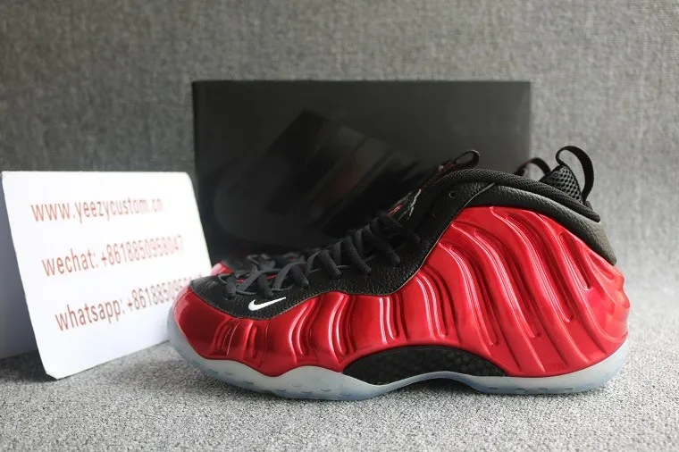 Authentic Nike Air Foamposite One Red Metallic 