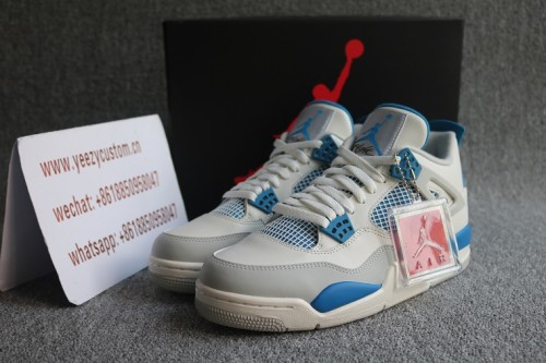 Authentic Air Jordan 4 Military Blue