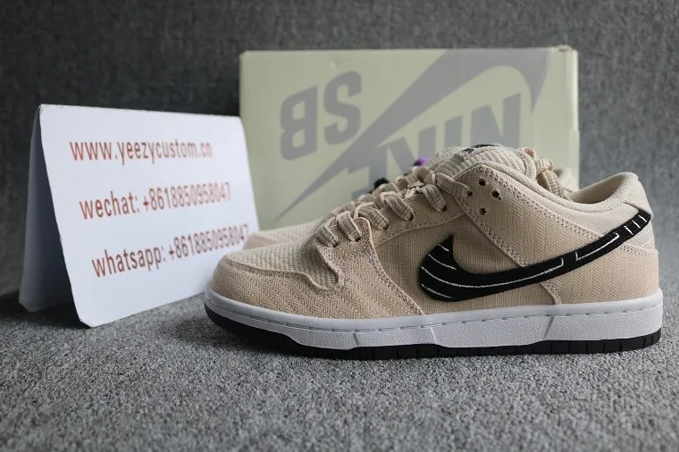 Authentic Authentic Albino & Preto X Nike SB Dunk Low 