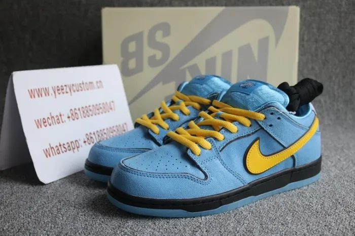 Authentic The Powerpuff Girls x Nike SB  Dunk Low Bubble