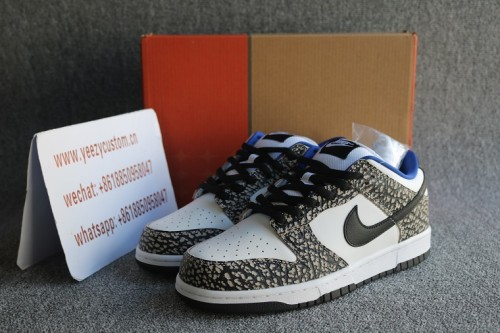 Authentic Nike Supreme X Dunk Low Pro SB White Cement