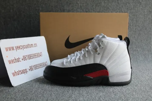 Authentic Air Jordan 12 Retro Red Taxi 