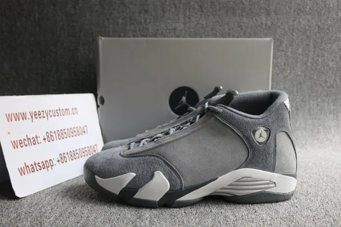 Authentic Air Jordan 14 Flint Grey