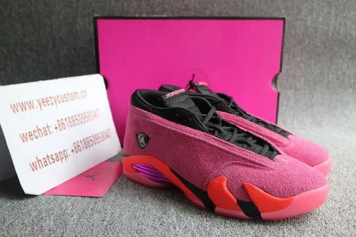 Authentic Air Jordan 14 WMNS Shocking Pink