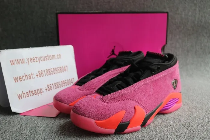 Authentic Air Jordan 14 WMNS Shocking Pink