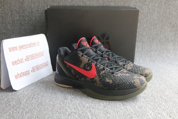 Authentic Nike Kobe 6 Italian Camo