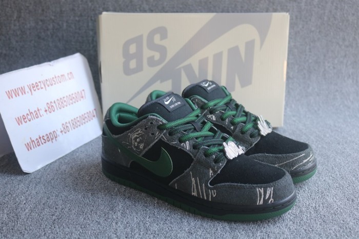 Authentic There Skateboard X Nike Dunk SB Low
