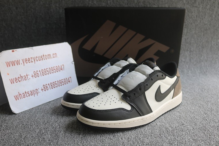 Authentic Air Jordan 1 Low Top Mocha 