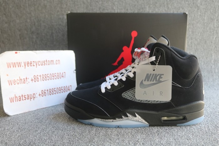 Authentic Air Jordan 5 “Black Metallic Reimagined” 2025