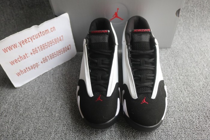 Authentic Air Jordan 14 Black Toe 2024 