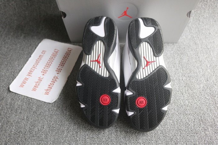 Authentic Air Jordan 14 Black Toe 2024 