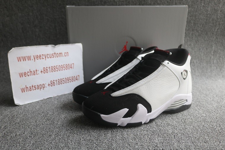 Authentic Air Jordan 14 Black Toe 2024 