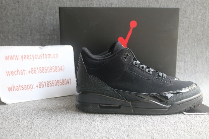Authentic Air Jordan 3 Black Cat