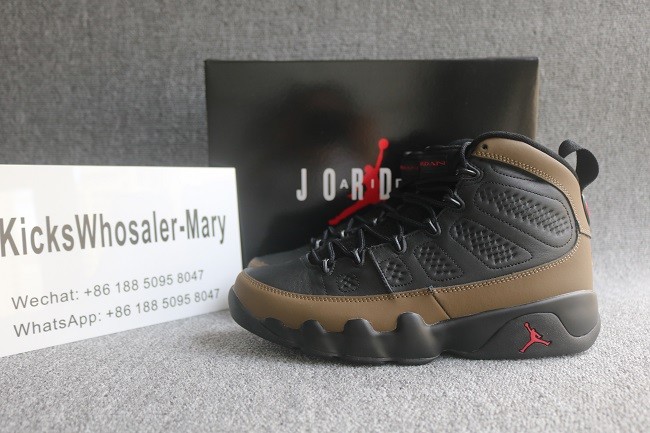 Authentic Air Jordan 9 Olive 