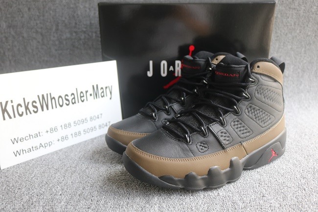 Authentic Air Jordan 9 Olive 