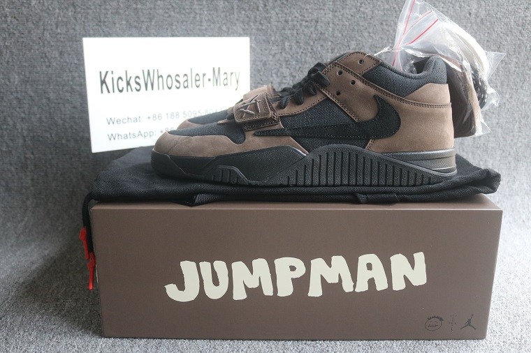 Authentic Jordan Jumpman Jack TR Travis Scott Dark Mocha