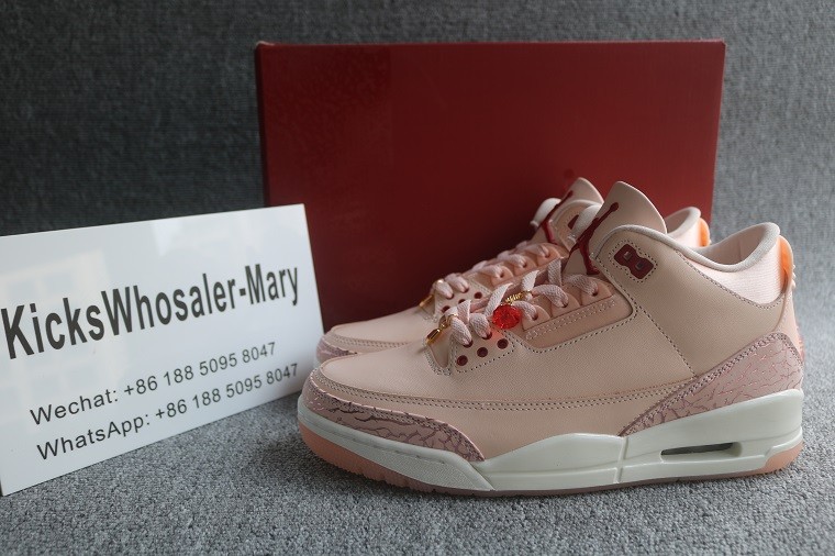 Authentic Air Jordan 3 “Treat Yourself” (Valentine's Day)