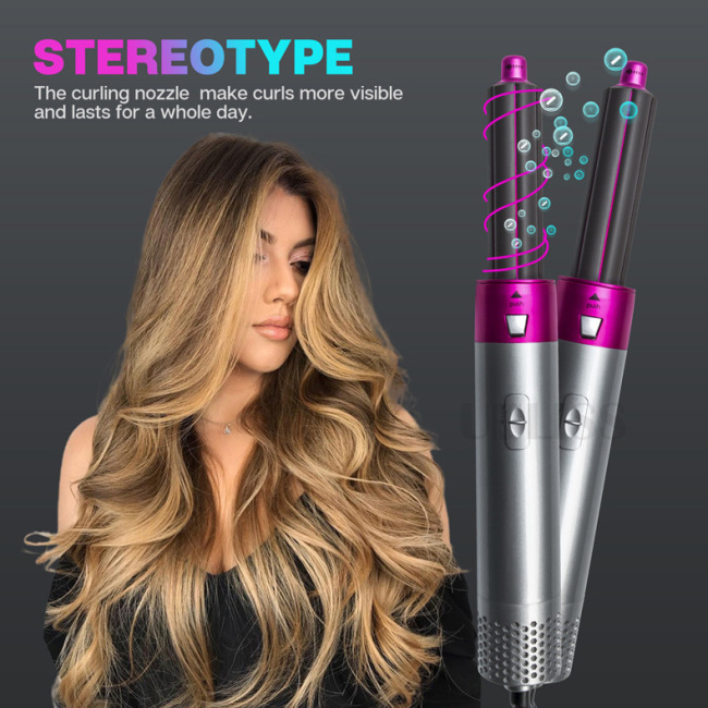 Hot Sale 5 in 1 Hot Air Comb Hair Dryer