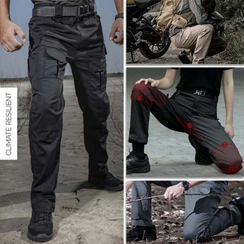 🔥Hot Sale 50% OFF - Tactical Waterproof Pants ⚡Multifunctional side pocket ⚡Knee DARTS design