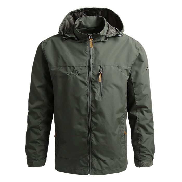 🔥Hot Sale 50% OFF -Men's Windbreaker Military Field Jacket Jacket Men's Tactical Waterproof Aviator Jacket Hoodie Men's Hunting Military