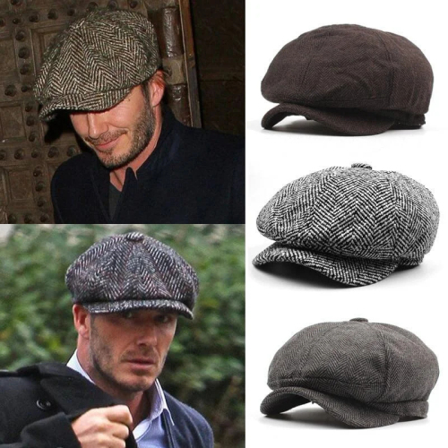 🎉Last day discount-(50%Off)✨Octagon cap autumn and winter British retro beret🍀