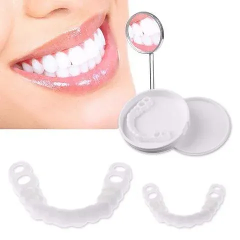 Adjustable Snap-In Whitening Dentures!Last day limited time 50% discount！