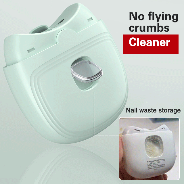 🎁 Automatic nail clipper with light, convenient and safe, small and portable, I really need it! ! !😍