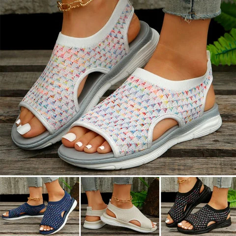 🔥LAST DAY SALE 50% OFF - 2023 Premium Stretch Slingback Orthopedic Sports Sandals