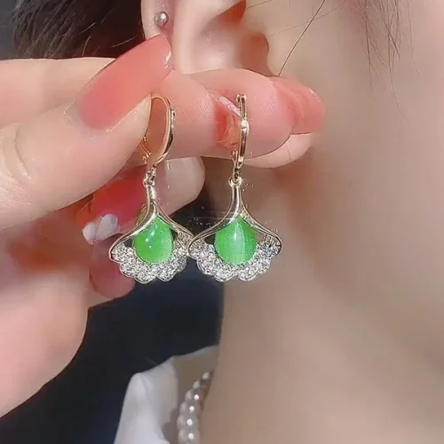 💖2023 Best Gift🌹- Ginkgo Leaf Earrings-👍
