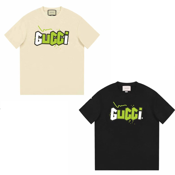 Gucci標識印花超大造型T卹