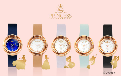 ディズニー アルティメット・プリンセス・セレブレーションの腕時計がラヴィンブーケシリーズで登場