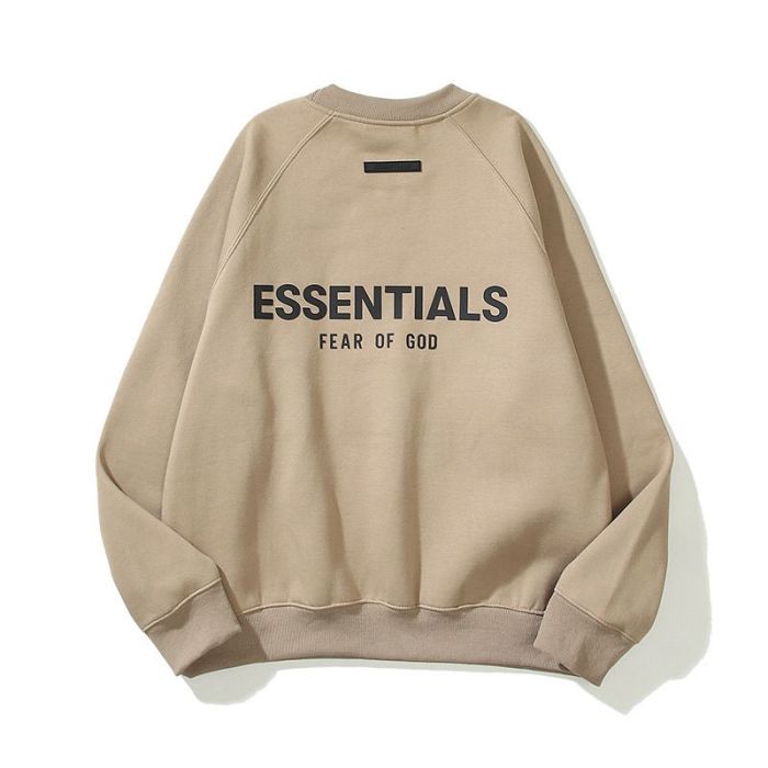 Fear of God Essentials (エッセンシャルズ) 23SS 3D SILICON BACK LOGO CREWNECK SWEATSHIRT バック ロゴ クルー ネック スウェット トレーナー