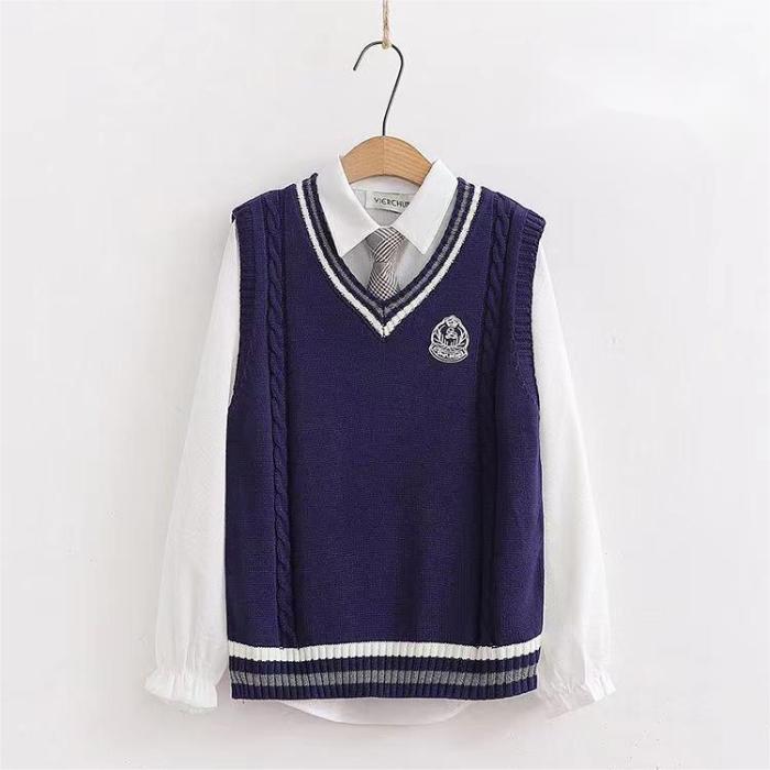 楽天市場の売れ筋 スクールやオフィスで大活躍のニットベスト 着心地抜群  学生服 学生 コスプレ JK 女子高生 中学生