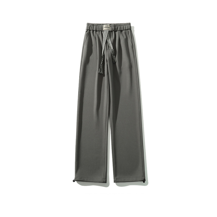 Japan's Rakuten Market best-selling thin wide-leg pants with thick rope belt design and loose casual pants can be worn by both men and women.
