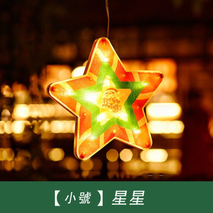 吸盤式クリスマス飾りLEDライト【聖誕裝飾】【順豐送貨】