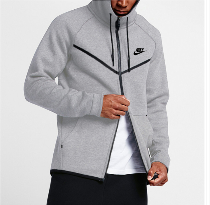 Nike Spring Men's Casual Sportswear Knitted Hooded Jacket