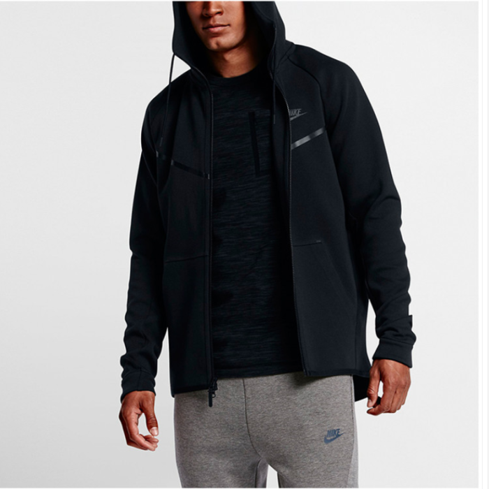 Nike Spring Men's Casual Sportswear Knitted Hooded Jacket