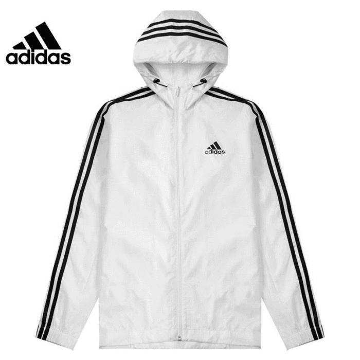 Adidas new casual hooded windbreaker