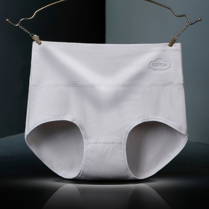 【現役女医監修】オーガニックのカラフルコットンショーツが登場！純綿フィット深底女性のハイウエストショーツ股部綿 100% 暖かい黒快適