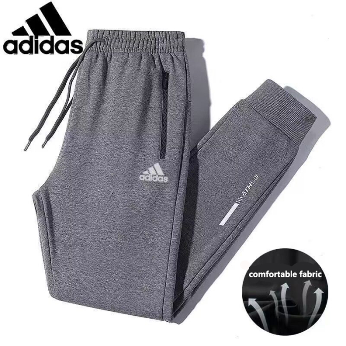 【Adidas】 logo sports trousers