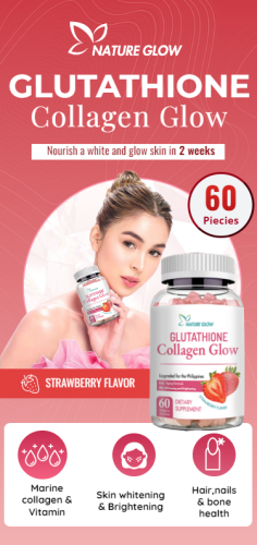 Glutathione Collagen Gummies！Nourish a white and glow skin in 2 weeks！Limited time buy 1 get 1 free！