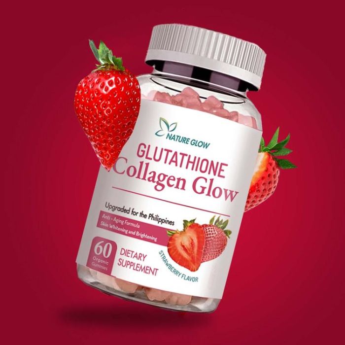 Glutathione Collagen Gummies！Nourish a white and glow skin in 2 weeks！Limited time buy 1 get 1 free！