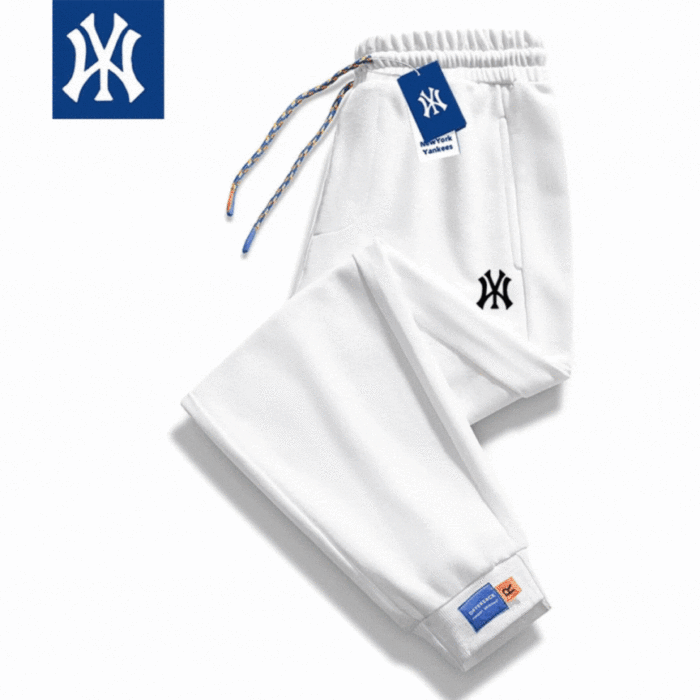【Office product】 MLB  NewYork  Yankees BASIC LOGO spring sports trousers