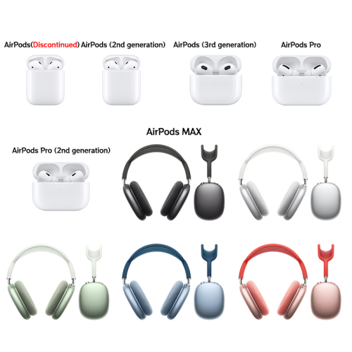 AirPods series collection AirPods，AirPods (2nd generation)，AirPods (3rd generation)，AirPods Pro，AirPods Pro (2nd generation)，AirPods MAX...