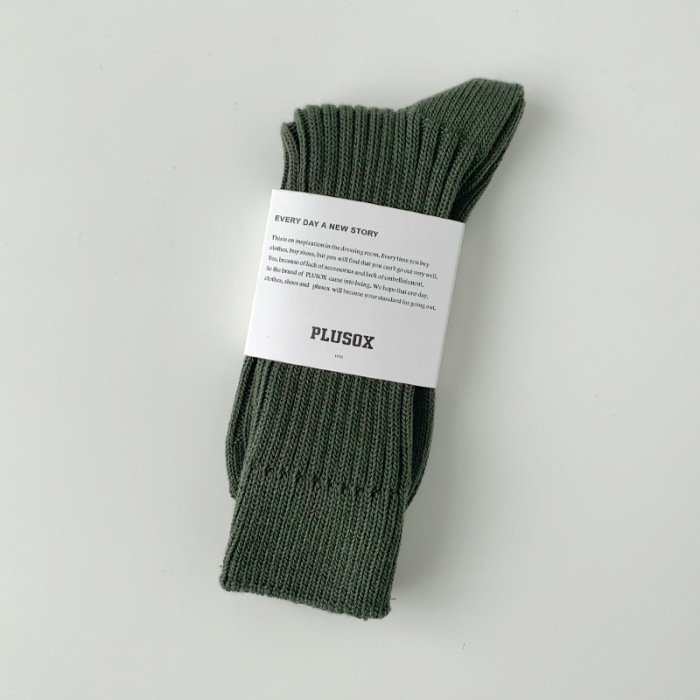 Bonus solid color socks(附贈品純色襪子)