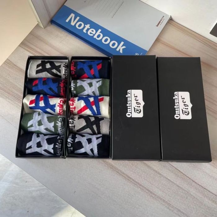 Free pair of OnitsukaTiger socks in five random colors