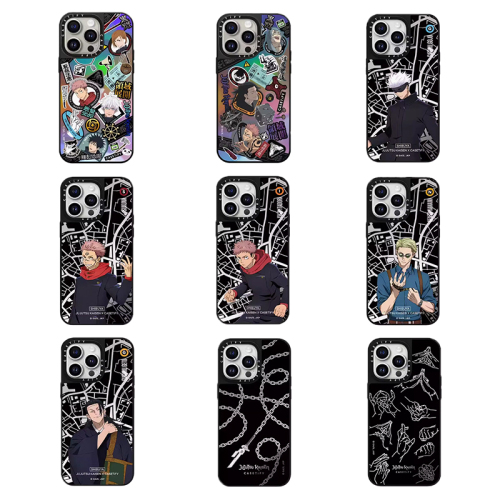 Jujutsu Kaisen x CASETiFY collaboration Gojo Satoru character for iPhone 15/14/13/12/Pro/Max phone case